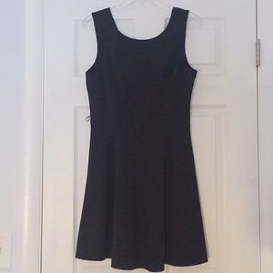 Black sheath dress